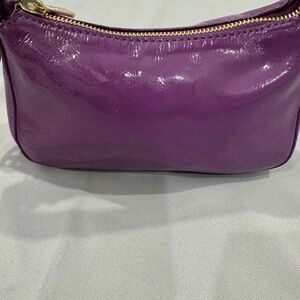Vintage Michael Kors Purple Mini Bag with Gold Hardware